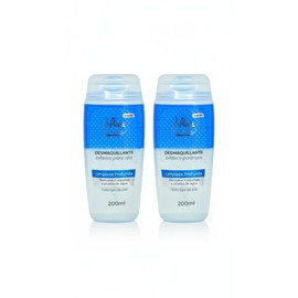 Jplus Desmaquillante Dermo Pure Clean Azul 230ml | Fórmula Bifásica 3 en 1: Rostro, Ojos y Labios | Limpieza Profunda Sin Sensación Grasosa | Pack 2