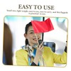 SUPVOX 100pcs Bamboo Flag Poles for Festivals Handheld Decorative Flag
