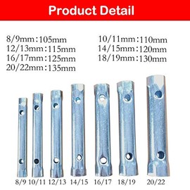Vogueing Tool Box Wrench, Pipe Wrench, Metric Faucet, Metal Box Wrench, Monoblock Locknut, 34-40mm, Extra Long Fit for Hose Valves (Pack of 1)