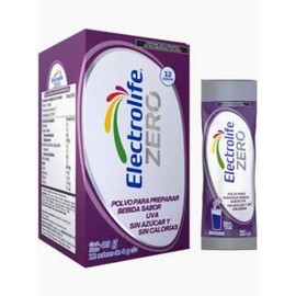 Electrolife Zero Polvos Uva Caja C/12 sobres