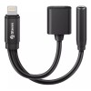 Steren Cable Adaptador Lightning Para Audio 3,5 Mm Y Carga|
