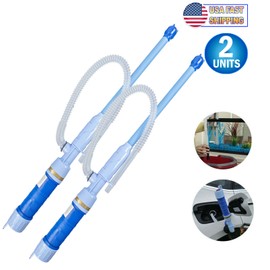 5 Star Super Deals 2 Turbo Electric Liquid Transfer Siphon Pump Cordless Battery Powered Gas Oil