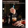 Long-handled ice tea spoon, cocktail stir spoons, stainless steel coffee