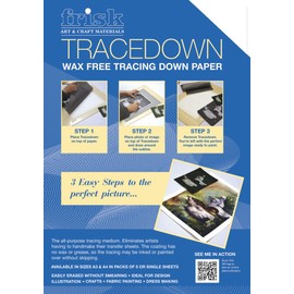 Frisk Tracedown A4, Pack Of 5, White