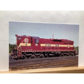 Duluth, Missabe & Iron Range SD9 #160:  Proctor, MN - 3 1/2”x 5 1/2” Postcard