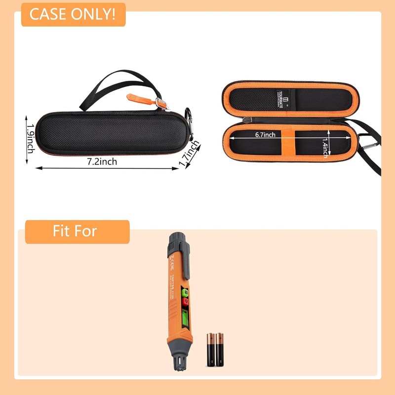 Hard Storage Case for TopTes PT199 Natural Gas Leak Detector