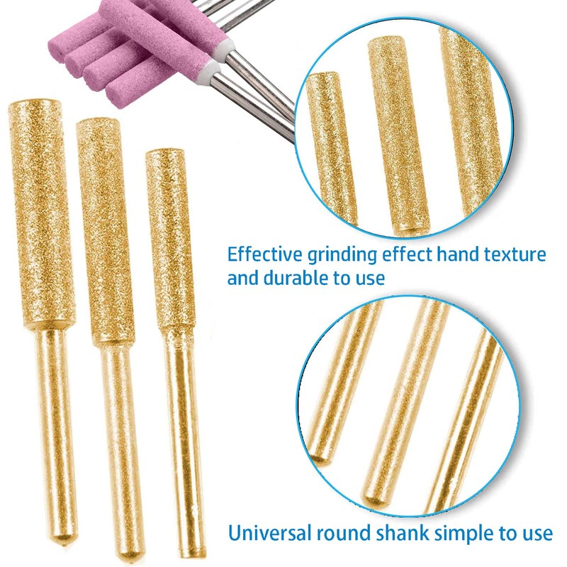 YUENTOEN 20Pcs Chainsaw Sharpening Attachment Kit with Angle Guide and