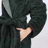 PUTUO Women's Microfibre Dressing Gown Soft and Warm Sauna Gown,