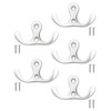 Fuxxer® 5 x Classic Double Hooks, Towel Hooks, 52 x