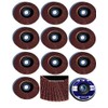 10 Standard Serrated Discs Diameter 125 mm x 22.23 mm