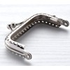 starPG 2.6 inches (6.5 cm) coin purse clasp with pattern,
