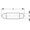 Sea Dog 441071-1 12V Festoon Light Bulb, 10 W /