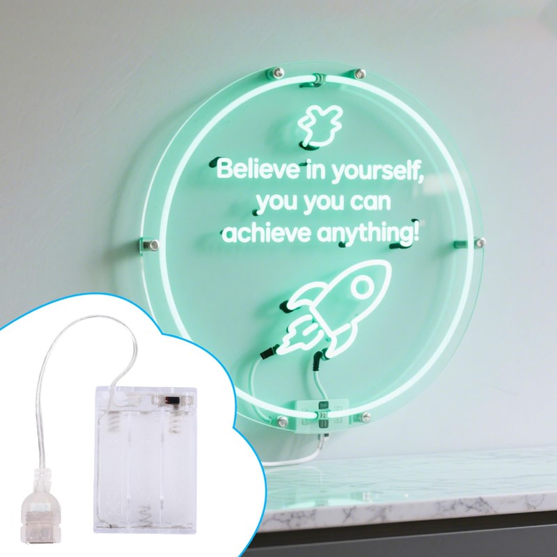 Portable Battery Pack for 5V LED Neon Sign, Power Supply