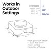 ABBA 12" Single Burner Propane Camping Stove - With Enamel