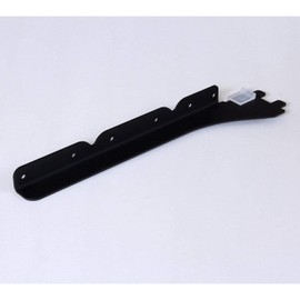 Waki Sangyo WPS010 Pillar Shelf, Shelf Bracket for Three(3) 1x4 Planks, Unit Size(H x W x D): 2.1 x 0.8 x 10.4 inches (5.3 x 2 x 26.5cm), Black