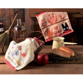 Maruma Ghibli Mini Hand Towel, Kiki's Delivery Service, 100% Cotton, Character Goods, Gift, Present, Birthday, Mother's Day, Dream City 1005035700