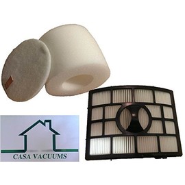 Casa Vacuums Replacement for Shark Rotator Powered LiftAway TruePet Deluxe DuoClean HEPA, Foam & Felt Filter Set Fits NV650 NV651 NV652 NV750W NV751 NV752 NV753 AX950 AX951 AX952 Part XFF650 XHF650
