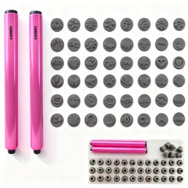 AOUWEY 48 Pcs Nail Stamp Pen Set