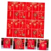 TEHAUX 2sets Year Packets Red Envelopes Chinese Paper Envelopes Luck