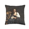 Saint Catherine Of Alexandria Throw Pillow