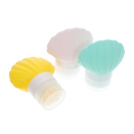 Baluue 3pcs Bottle Container Mist Leak Refillable Airtight Bottles Toiletries Bag Packets Conditioner Toiletry Dispenser Absorber Travel Lotion Pp