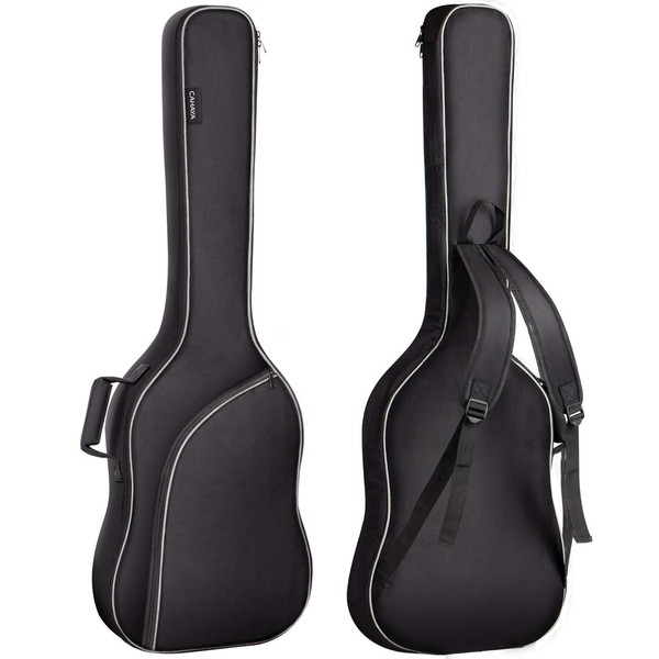 CAHAYA Bass Guitar Bag Gig Bag Backpack Padded Soft Case 0.3 inch Padding Lightweight Black Electric Bass Case CY0202
