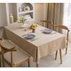Fusehngre 51"x 86" Waterproof Rectangle Tablecloth Oil Spill Proof Wrinkle