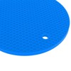 5PCS Silicone Trivet Mats Round Multipurpose Heat Resistant Non Slip
