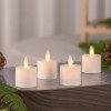 Luminara Moving Flicker Led Tea Lights Battery Operated with Timer