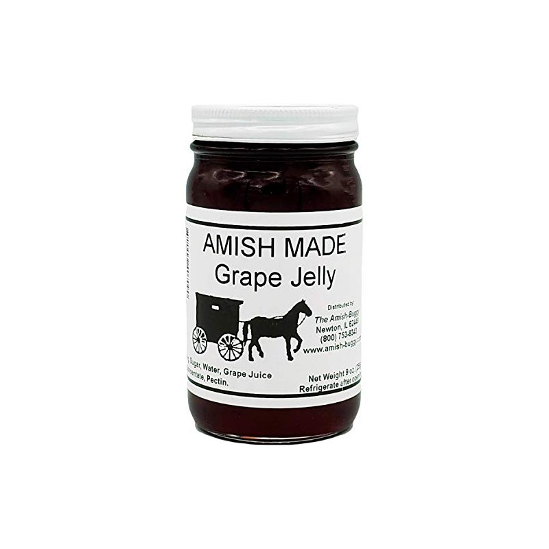 Amish Jam - 8 Oz Jar - Qty 3 (Grape