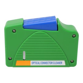 Fiber Optic Cleaning Box Efficient Optical Fiber Connector Cleaner ABS Portable Optic Clean Box for SC FC ST LC