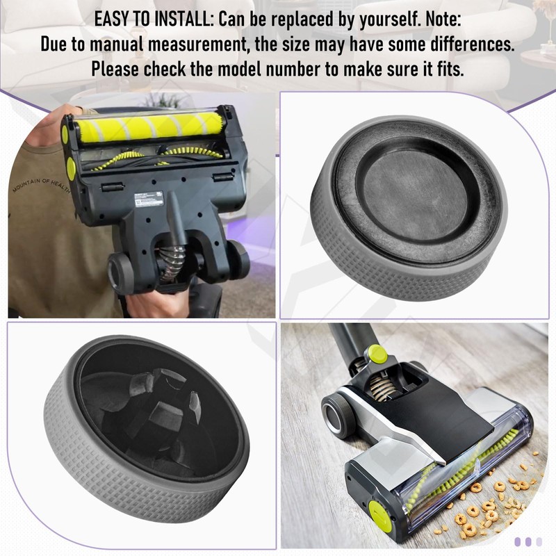 Upgraded Replacement Wheel Fits for Ryobi PCL720K PBLSV716K Cordless Stick