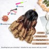 French Curl Braiding Hair 12Inch 8Packs French Curl Crochet Braids