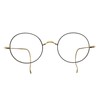 Circleperson Pure Titanium Eyeglasses Vintage round Cable temple Light Weight
