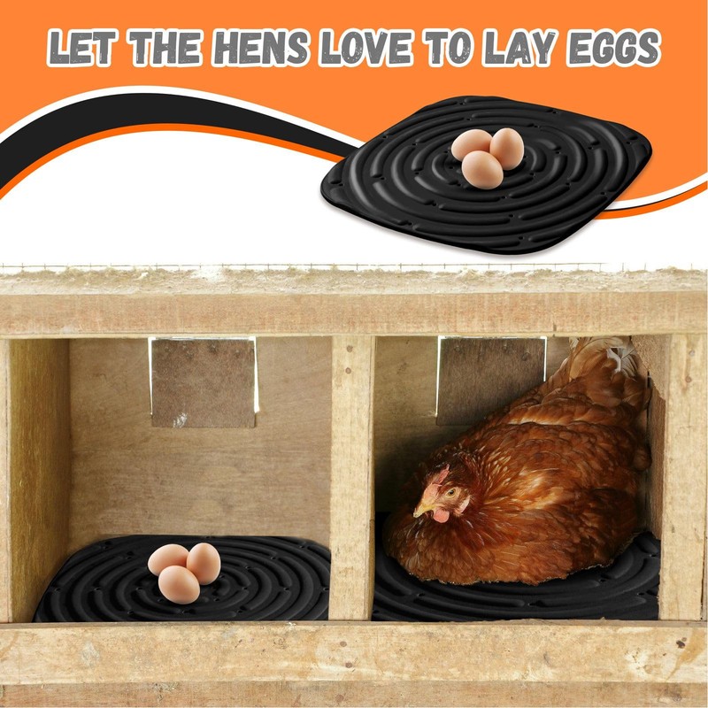 Chicken Nesting Pad 4Pcs Chicken Nest Mat Washable Nesting Pad