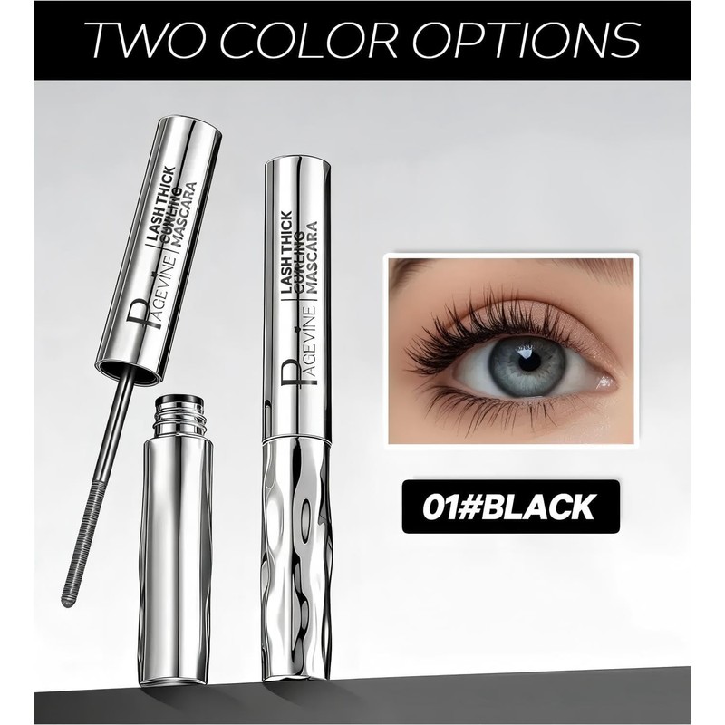 Metal Wand Mascara 5D Curling Eyelash for Older Women 50