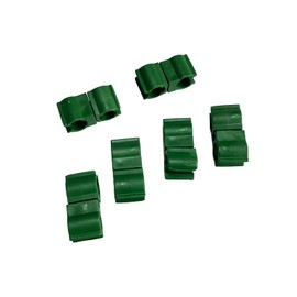 OrangeClub Pack of 50 Rod Connectors, Plant Clips for Connecting Individual Plant Stakes, Multifunctional Clip for Creating Individual Support Grids (Diameter 11 mm)