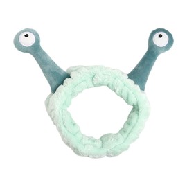 Appuivbt Diadema Con Forma De Antena Y Ojos De Caracol, Banda Para El Pelo De Felpa Para Lavarse La Cara, Aro Para El Pelo, Maquillaje, Turbante, Bandana Para Mujeres Y Gn 1 Unidad (Paquete De 1)