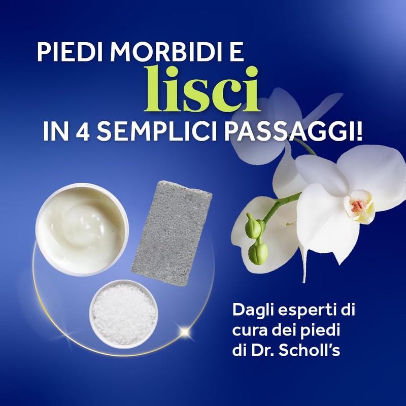 Dr. Scholl's Pedi Perfect Kit Pedicure Completo, Trattamento Piedi Secchi