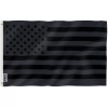 Anley Fly Breeze 3x5 Foot All Black American Flag -