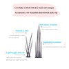 Manga Lashes Natural False Eyelashes Wispy Individual, 3D-C-6~12mm Cluster Lashes
