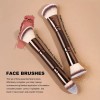 Juego 6 Brochas De Maquillaje Nylon Para Rostro