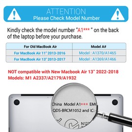 IBENZER Compatible with MacBook Air 11 Inch Case Model A1370 A1465, Soft Touch Plastic Hard Shell Case Bundle with Keyboard Cover for Mac Air 11, Rose Quartz, A1101RQ+1