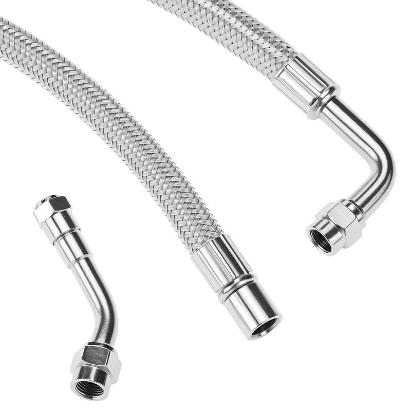 QWORK Dually Valve Stem Extenders Kit for 16-19.5" Dual Wheels