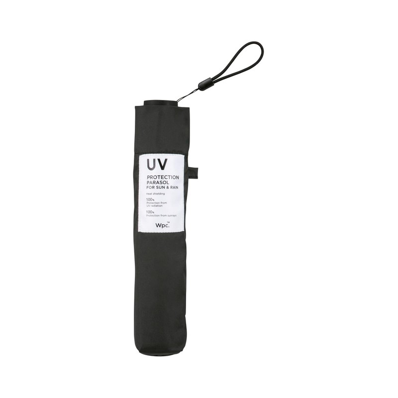 [2024] Wpc. Parasol Folding Umbrella, Basic Slim Parasol, Black, 100%