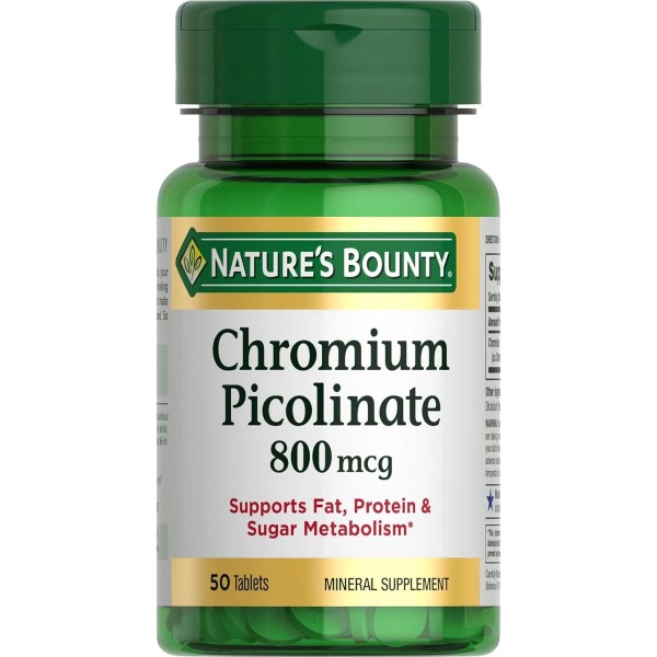 Nature’s Bounty Nature's Bounty Mega Chromium Picolinate Mineral Supplement Tablets