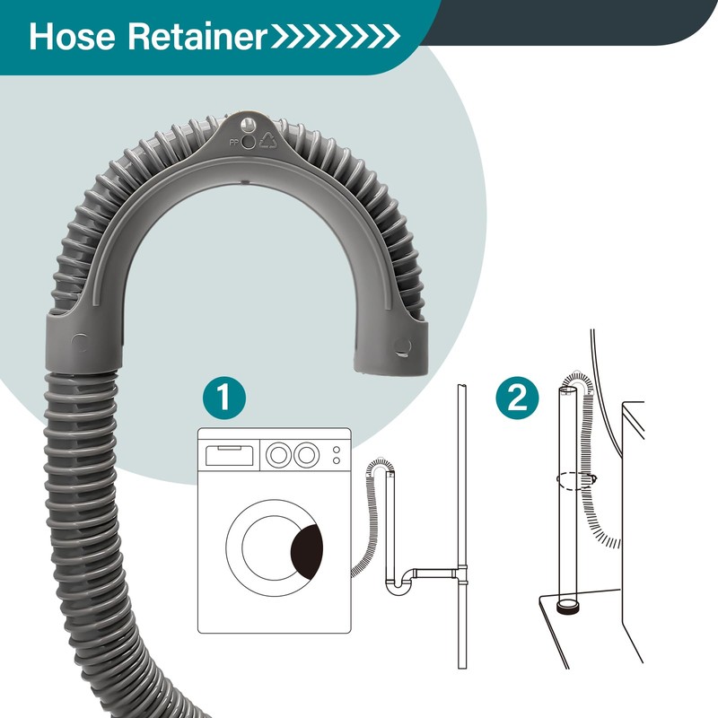 Solimeta 6 FT Universal Washing Machine Drain Hose, Washer Hoses