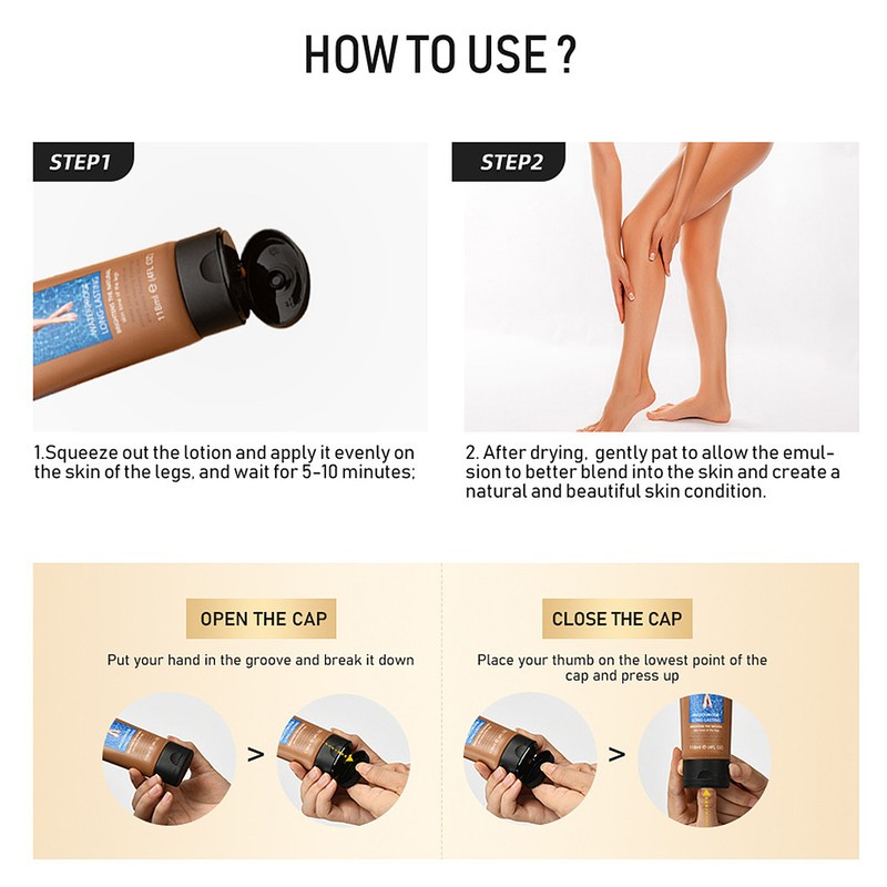Leg Makeup Easy Application Long Lasting Leg Highlighter For Stage