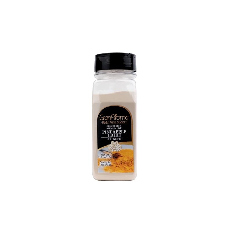 GranAroma Pineapple Fruit Powder, Sweet & Tangy Tropical Flavor, Perfect
