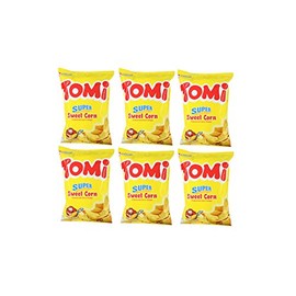 Tomi Flavored Corn Chips (Super Sweet Corn, 6 Pack of 110g)